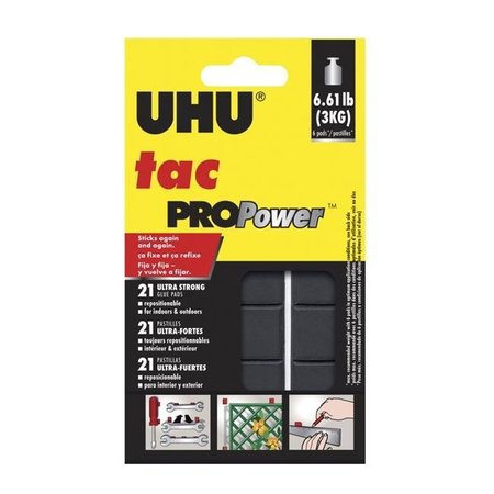 UHU UHU 1597354 Tac ProPower; Black - Pack of 21 1597354